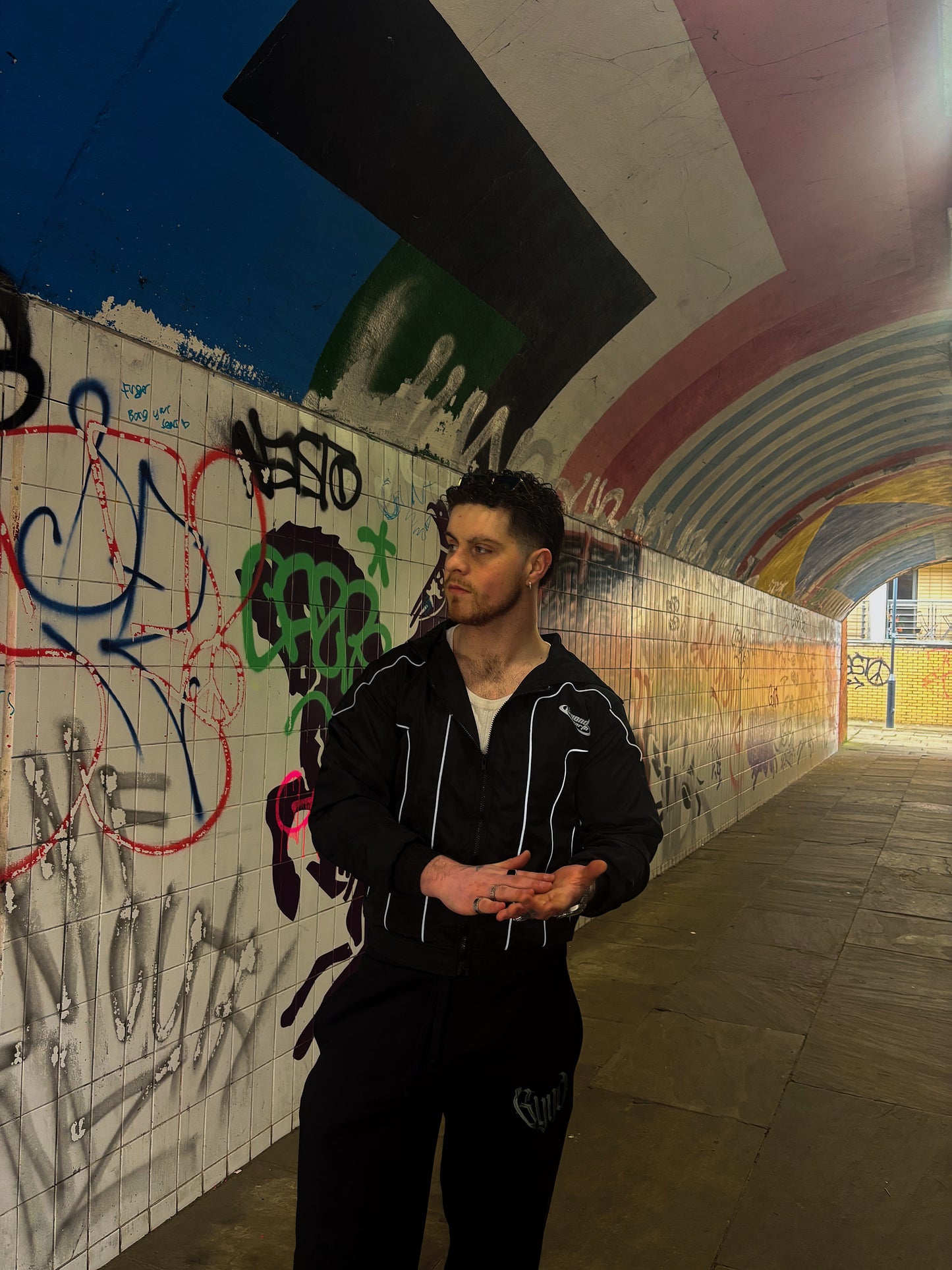 BE Windbreaker Jacket (Black)