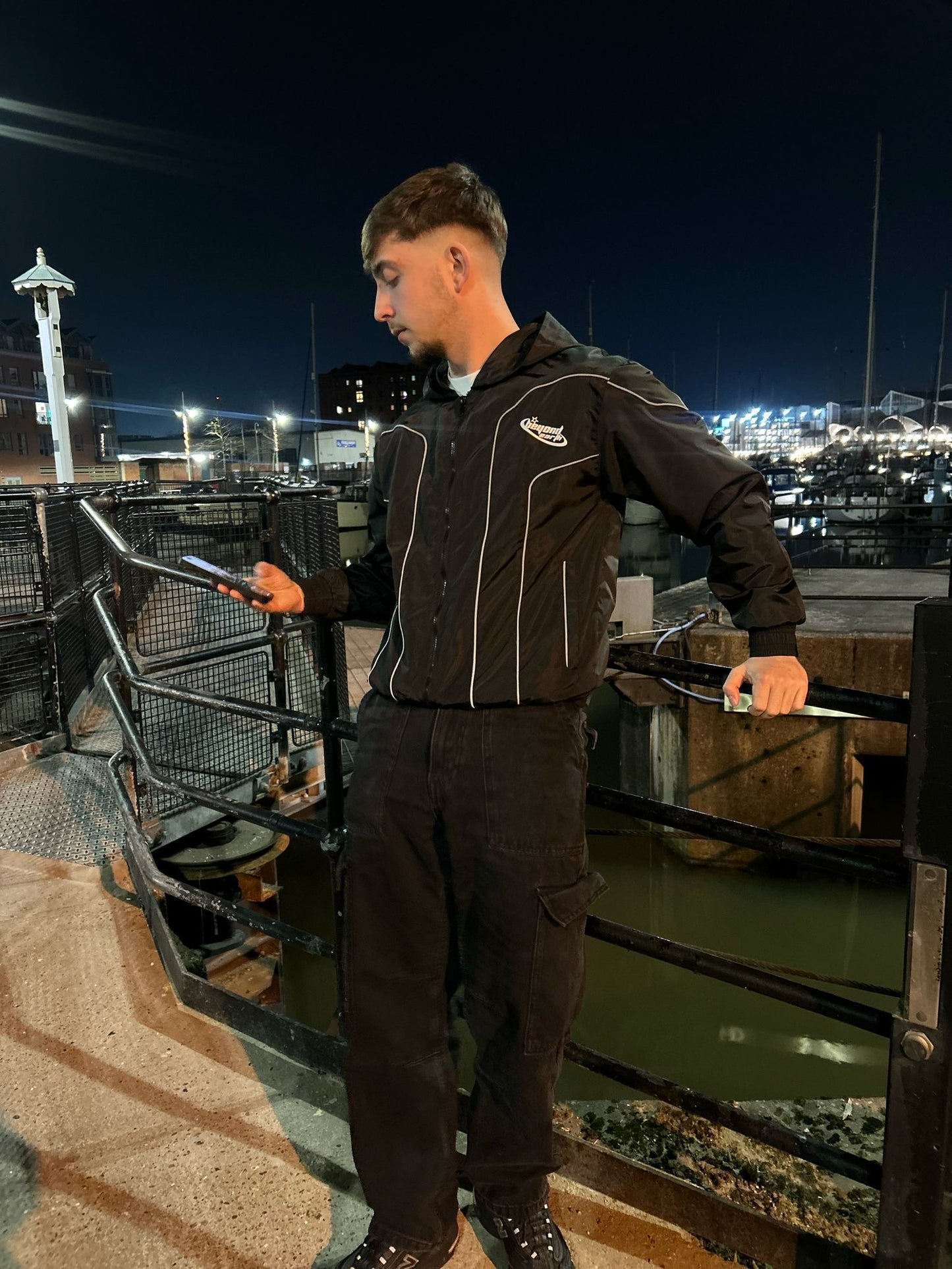 BE Windbreaker Jacket (Black)